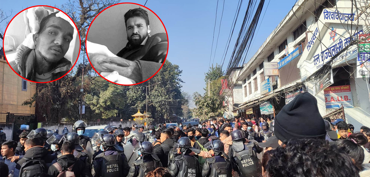 आरआरमा अनेरास्ववियुको दुई समूहबीच झडप, अध्यक्ष भण्डारी घाइते 
